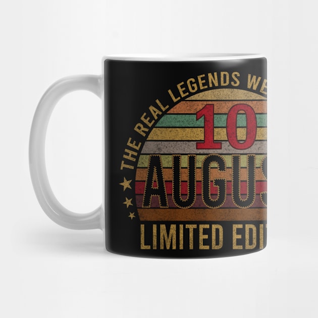 10 August Birthday for 2020 10th Awesome Years Vintage Gift by mahmuq